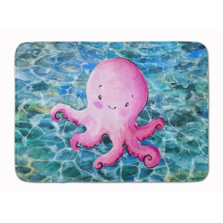 Carolines Treasures Octopus Machine Washable Memory Foam Mat BB8522RUG